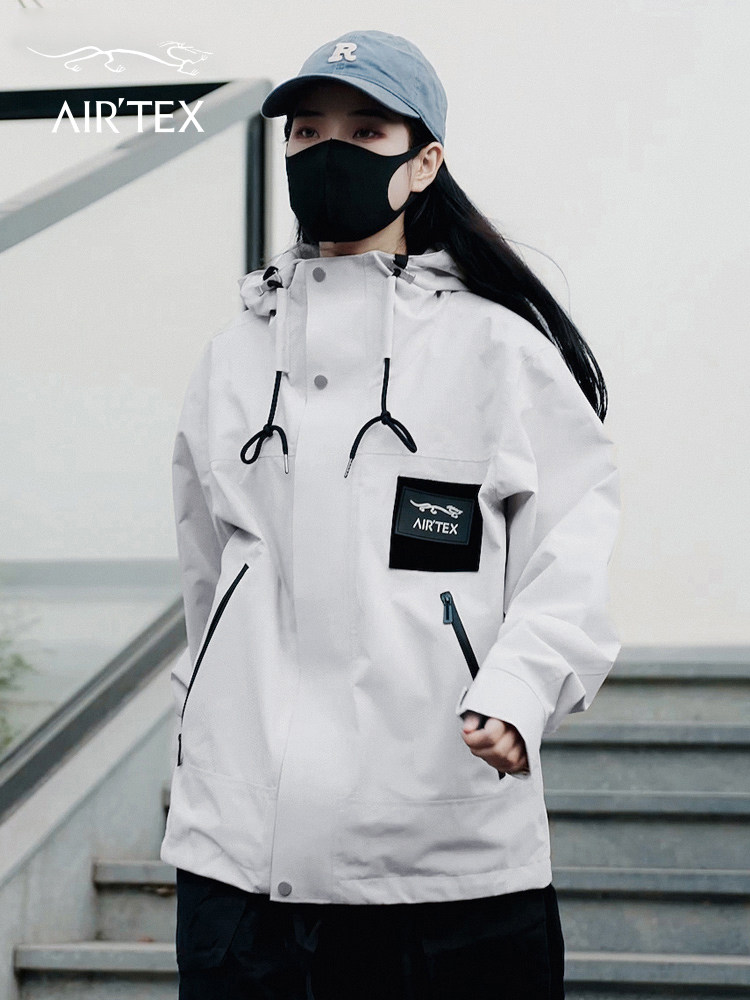 AIRTEX YAT MOUNTAIN JACKET 여성 등산 재킷 남성 봄 가을 얇은 스포츠 야외 방풍 및 방수 윈드 브레이커