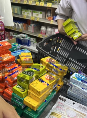 日本大正VICKS 润喉糖 咽喉干 痒清新口气含片喉糖口味颗数