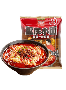 阿宽重庆小面麻辣味方便面泡面