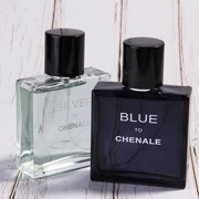 Nước hoa nam nghệ thuật màu xanh trong suốt nước hoa màu xanh tươi và kéo dài hương thơm cologne nước hoa gỗ 50ML để gửi một mẫu - Nước hoa