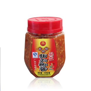 包邮广西南宁特产天等兆强牌指天椒酱辣椒酱佐料蒜蓉五味任选230g