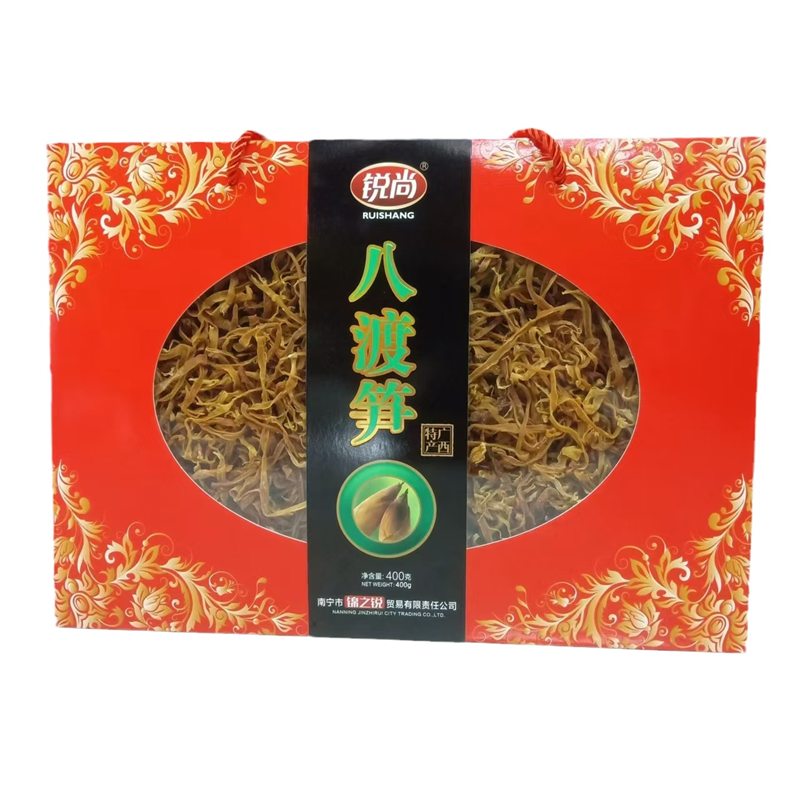 包邮广西特产田林八渡笋干笋丝地方特色农产干货配菜礼品盒400g
