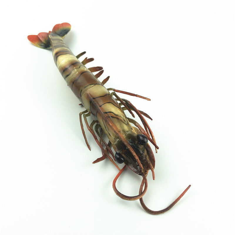 미국 AAA 3A 시뮬레이션 동물 모델 수생 호랑이 새우 대형 및 중형 TIGER PRAWN MONODON