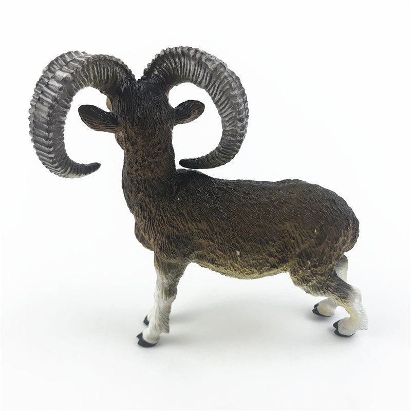 미국 AAA 3A 대량 시뮬레이션 동물 모델 큰뿔 양 염소 영양