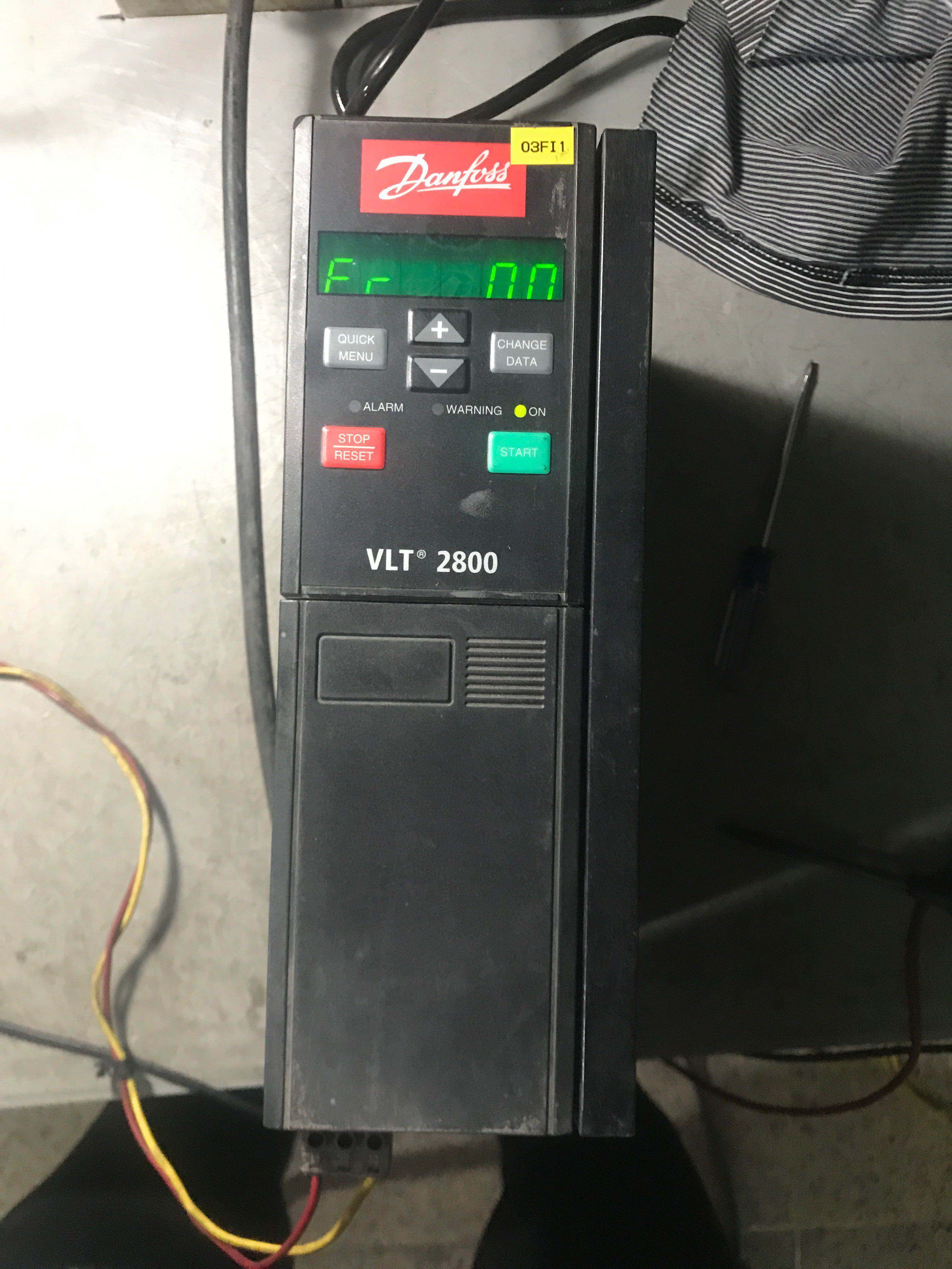 原装拆机丹佛斯vlt2800变频器vlt2822pt4b20str1dbf00a00 2.2kw