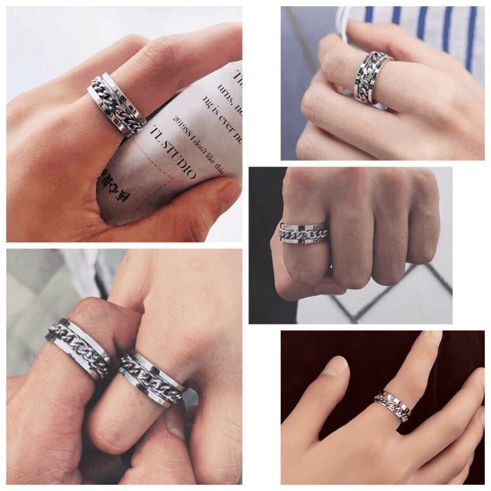 爆款开啤酒瓶可旋转链条转动戒指轻奢男女感嘻哈风百搭开盖器,餐饮具,开罐器,淘宝优惠券,粉丝福利购,淘宝优惠卷