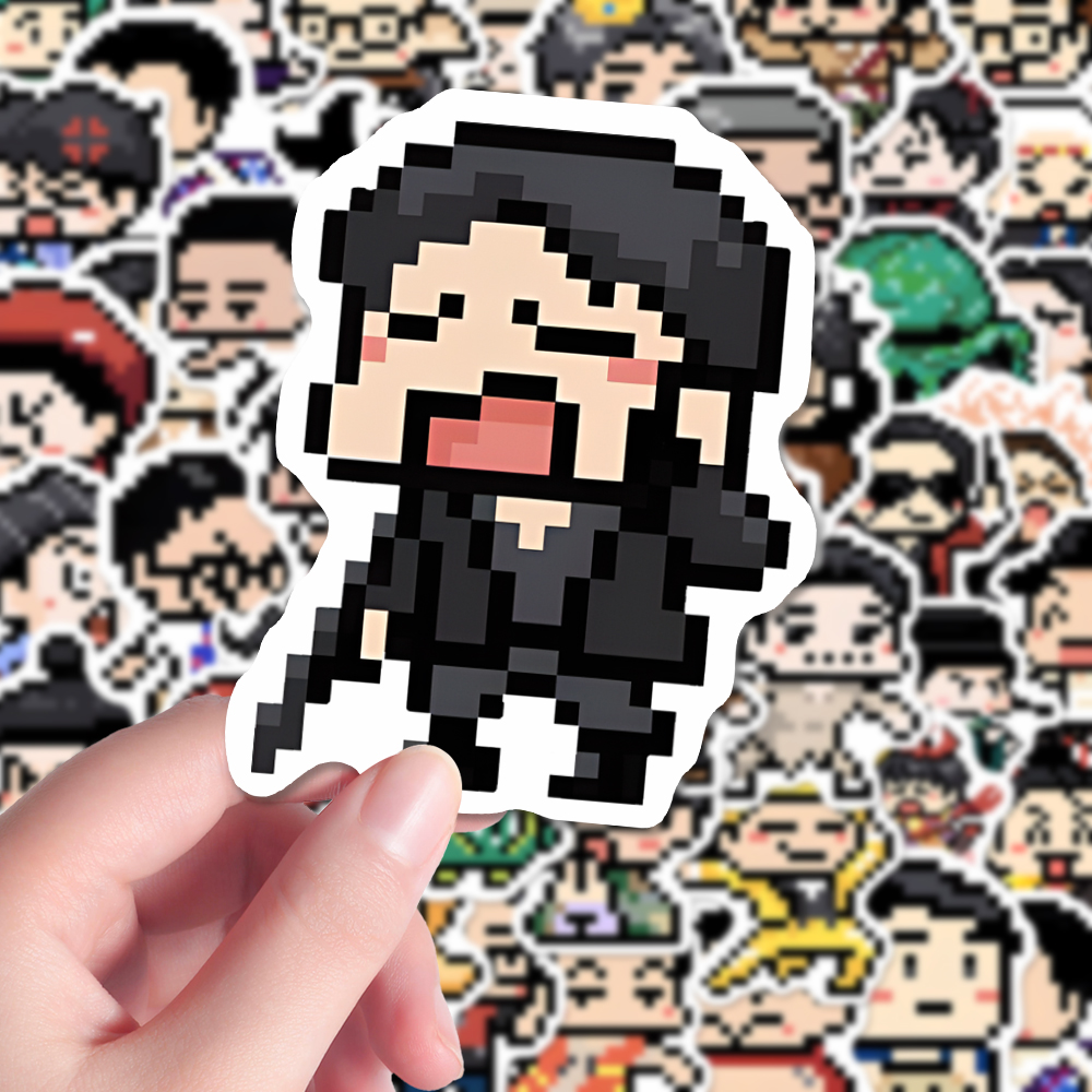 152张Q版喜人贴纸八仙子摇汞青年爱cortis拼豆可爱小鼻嘎装饰手账