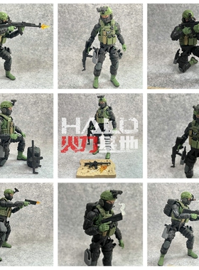 行动力量action force1/12适配6寸漫威GIJOE武器配件可动兵人素体