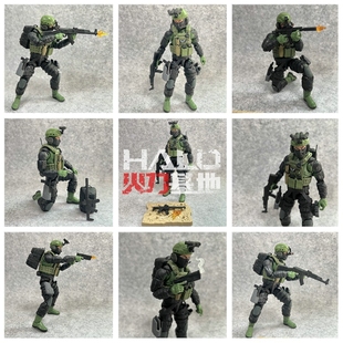 行动力量action force1/12适配6寸漫威GIJOE武器配件可动兵人素体
