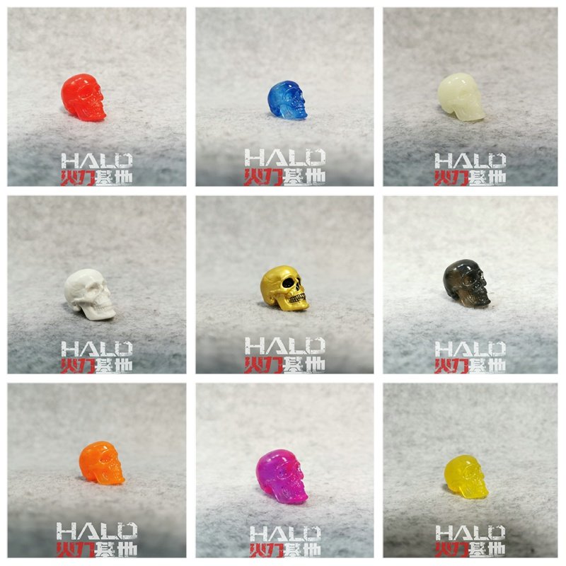 mezco蚂蚁限定 1/12 骷髅头像/头雕/ 6/7寸兵人玩偶手办diy配件