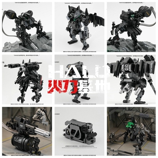 emonster1/60动力服适配戴亚克隆机甲加特林喷气飞行背包配件模型