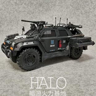 兰纳德 1:18军事装甲皮卡吉普越野车 适配暗源3.75寸兵人载具模型