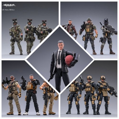 joytoy暗源3.75寸pap美军西装