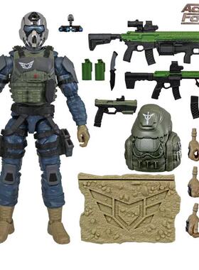 action force1/12行动力量可动兵人6寸适配漫威GIJOE素体武器配件