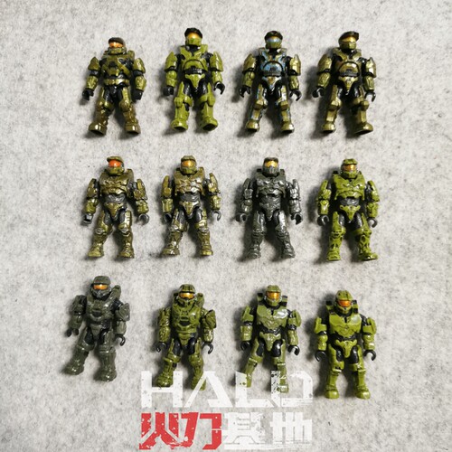 megabloks光环士官长积木人仔偶