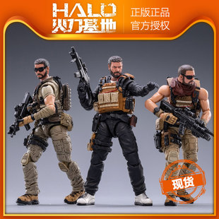 JOYTOY暗源1:18硬核酷玩系列雇佣兵三人组关节可动兵人玩具手办