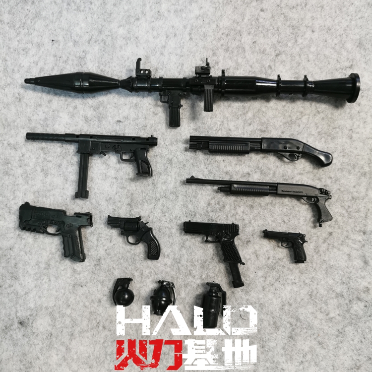 适配火箭炮手雷玩具模型兵人