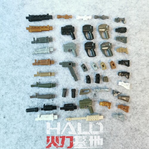 使命召唤积木人偶散货武器配件