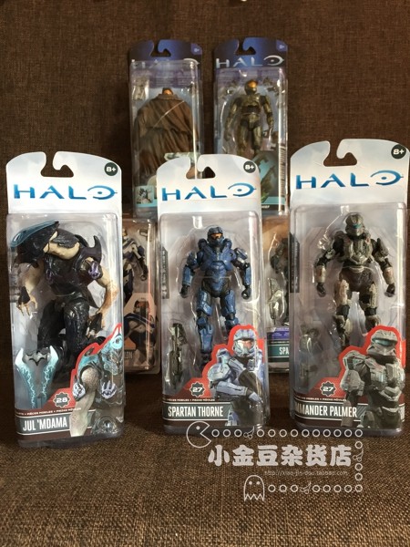 光环halo4 麦克法兰斯巴达精英特种部队5寸兵人 可动人偶多款现货