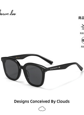 Shawnlee方圆形墨镜女高级感防晒防紫外线太阳眼镜潮ins遮阳镜男