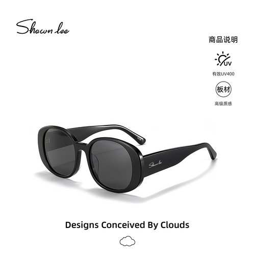 Shawnlee黑框墨镜女款大框高级感