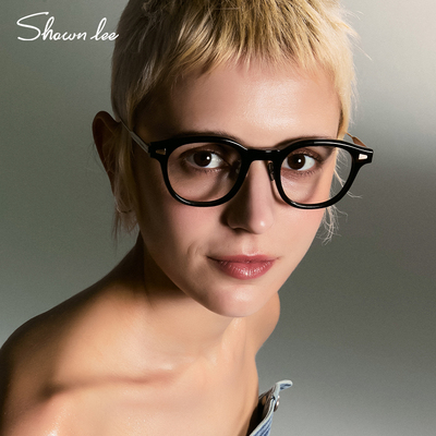 Shawnlee韩系冰美式色黑框眼镜