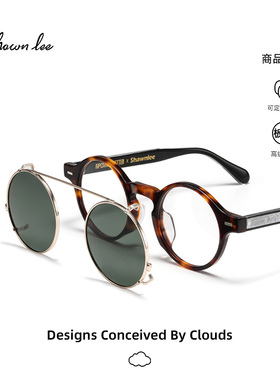 Shawnlee书呆子风新中式眼镜框女