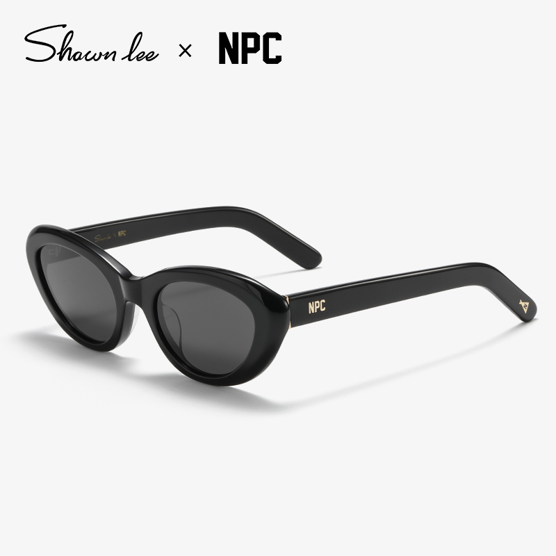 Shawnlee X NPC联名款潮流时尚猫眼墨镜女款小框高级感Panic#1405
