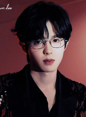 Shawnlee李昊同款书呆子素颜眼镜框钛架配近视防蓝光眼镜架男女款