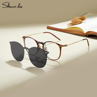 【第五空间舱】Shawnlee磁吸墨镜一镜四用太阳眼镜偏光夹片近视