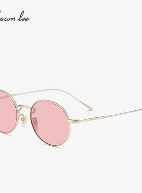 Shawnlee老钱风金属框墨镜女