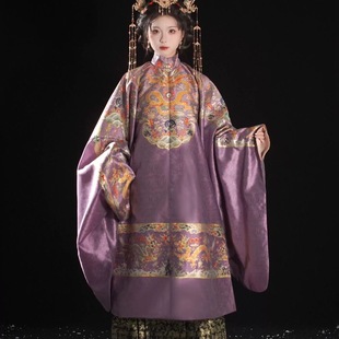 【大明贵女】爆款明制汉服女立领长袍重工织金妆花汉服仙气四季款