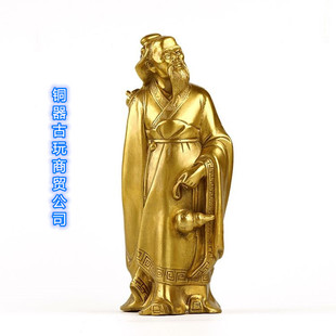纯铜华佗摆件药店诊所铜像悬壶济世妙手回春送名医工艺品摆设