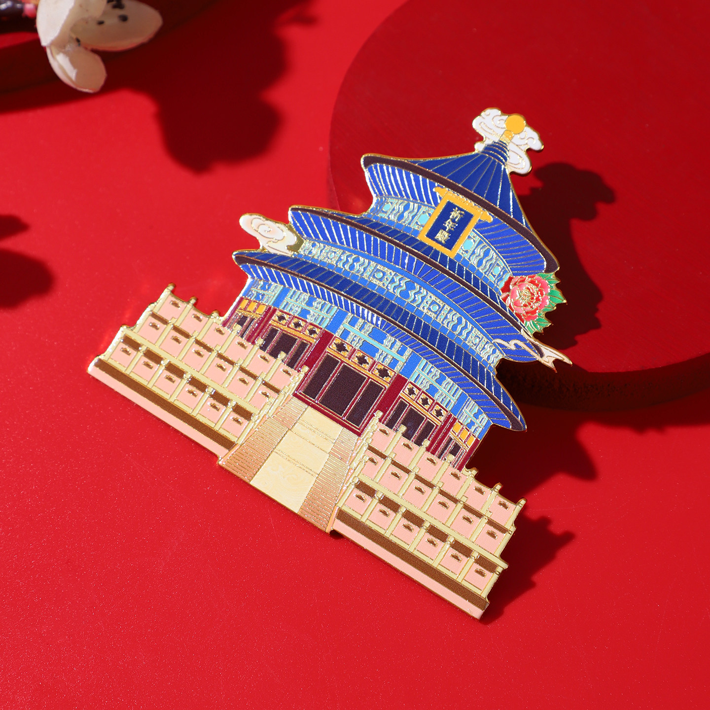 北京城市旅游冰箱贴磁贴天坛故宫磁贴金属地标印象文创磁吸贴礼物,家居饰品,冰箱贴,淘宝优惠券,粉丝福利购,淘宝优惠卷