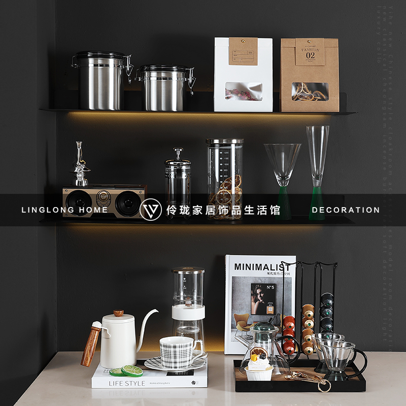 摆件水晶软装全屋定制储物罐