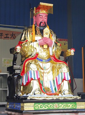 新中式东岳大帝场地佛像支持定制
