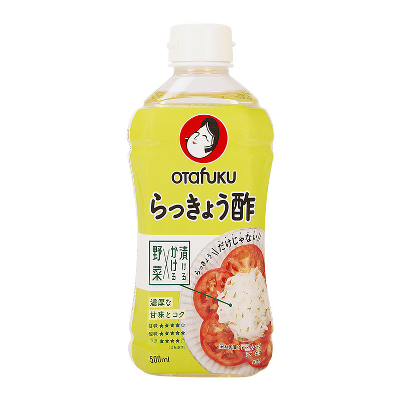 日本进口多福藠头调味醋500ml日式凉拌沙拉醋腌菜自制泡菜浅渍汁