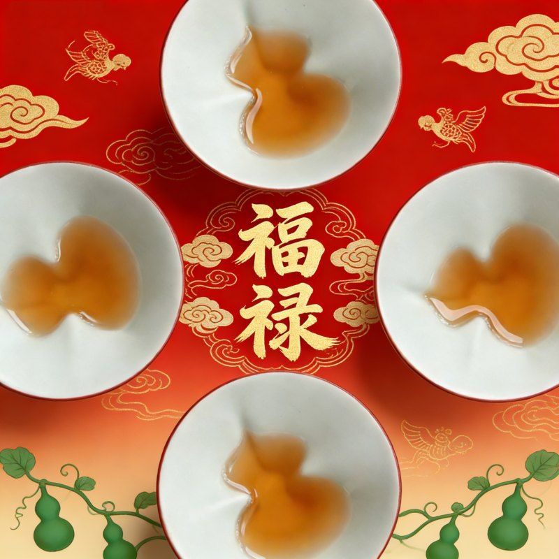 汝窑葫芦乾坤主人杯高档功夫茶杯