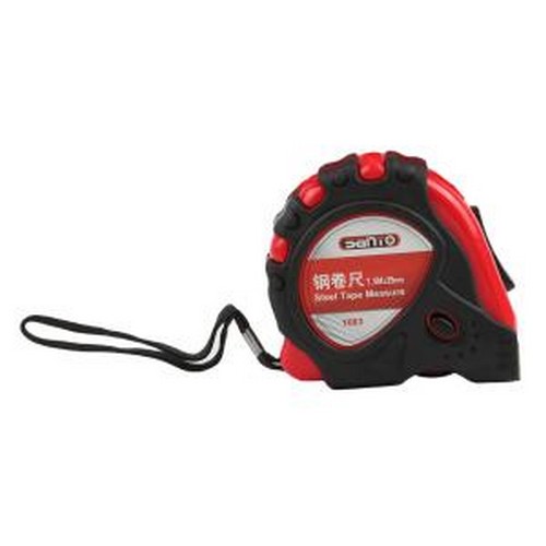 1683 卷尺 santo(赛拓),塑壳自锁钢卷尺,办公家用耐摔便携卷尺