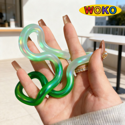 正版tangle紫蝶扭扭乐温感变色