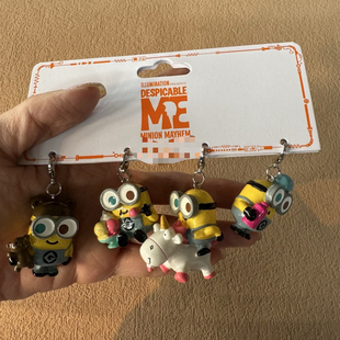 万圣节圣诞节小黄人鲍勃万能扣拉链扣吊坠小挂饰可爱饰品正版