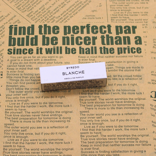 新香BYREDO百瑞德Blance 白色浪漫 典藏浓香精香水试香小样2ml