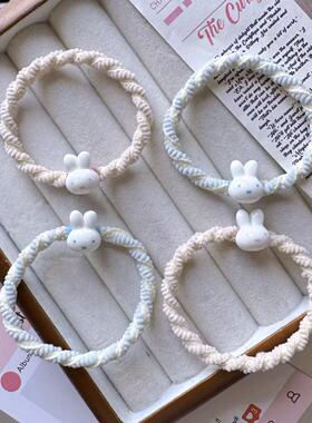 小兔头绳情侣手链闺蜜小皮筋可爱扎头发绳高弹力发圈送男朋友发饰