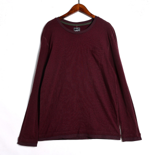 透气纯色长袖 2026年春秋季 圆领套头宽松显瘦薄款 情侣款 T恤潮 新品