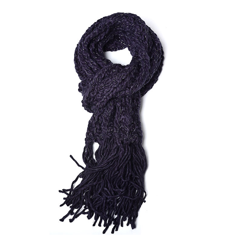 休闲气质长方形保暖男女围巾