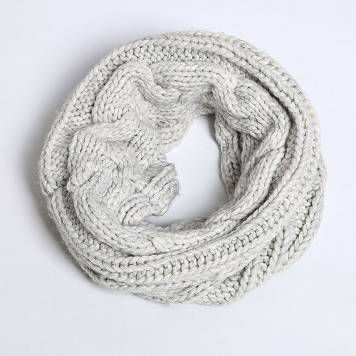 2025年秋冬季保暖时尚百搭通勤手工针织脖套毛线时尚针织围脖潮