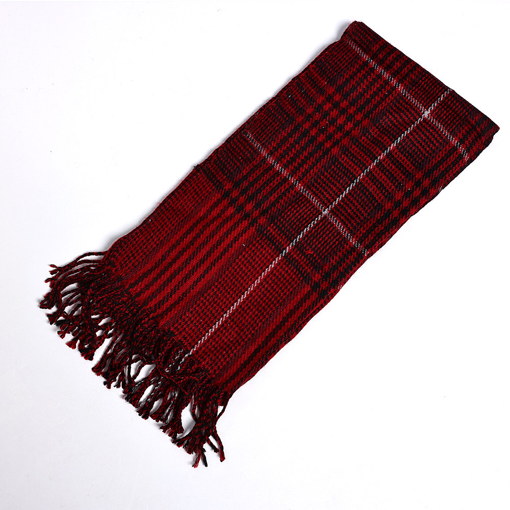 韩版时尚格子薄款流苏围巾春秋冬季英伦风经典百搭情侣款长围脖潮