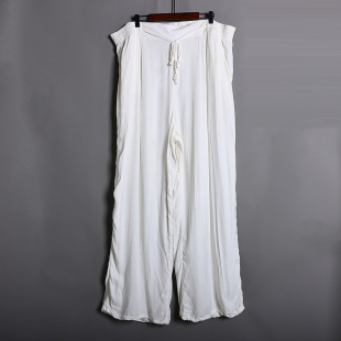 宽松直筒通勤休闲阔腿裤 休闲裤 长裤 薄款 2025年欧版 透气家居裤 大码