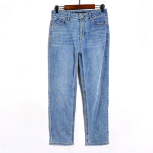 简约时尚 女裤 纯色锥形裤 百搭通勤女士牛仔裤 2026年春秋季 长裤 新品