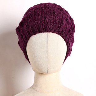 贝雷帽2025年秋冬季女式时尚百搭街拍画家帽韩版洋气毛线帽潮